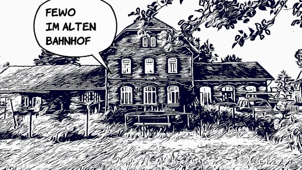 Skizze alter Bahnhof